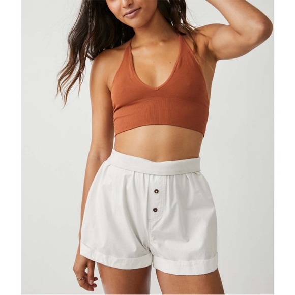 Free People Scoop Me Up Racerback Bralette Glazed Ginger XS/S - Picture 3 of 6